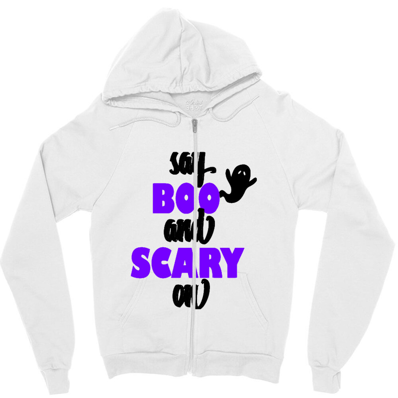 Scary Frankenstein Halloween Tee Pink Zipper Hoodie | Artistshot