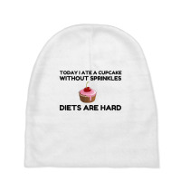 Cupcake Sprinkle Diets Hard Baby Beanies | Artistshot