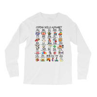 Mental Health Awareness Coping Skills Alphabet Counselor Kid T Shirt Long Sleeve Shirts | Artistshot