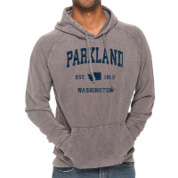 Parkland Washington Wa Vintage Athletic Navy Sports Design T Shirt Vintage Hoodie | Artistshot