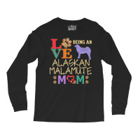 Alaskan Malamute Shirt Design For Alaskan Malamute Dog Lover Sweatshir Long Sleeve Shirts | Artistshot