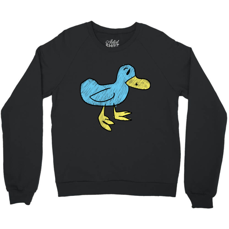 Blue Duck - That's Quacktastic! Crewneck Sweatshirt | Artistshot