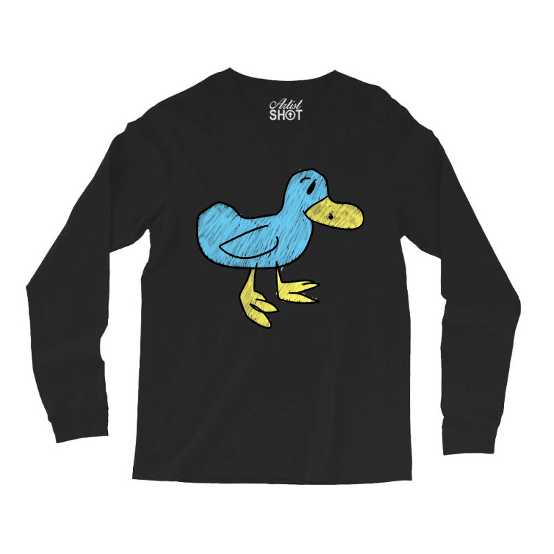 Blue Duck - That's Quacktastic! Long Sleeve Shirts | Artistshot