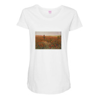 In Flanders Fields Maternity Scoop Neck T-shirt | Artistshot