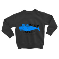 Blue Whale Tavern Distressed Toddler Sweatshirt | Artistshot