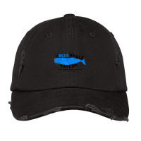 Blue Whale Tavern Distressed Vintage Cap | Artistshot