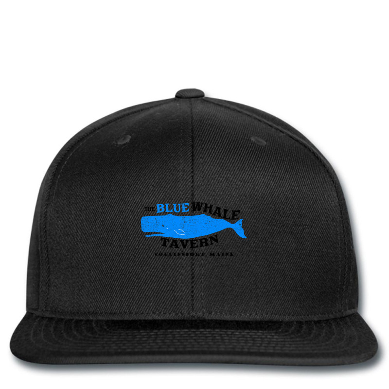 Blue Whale Tavern Distressed Printed hat by poppyallen | Artistshot