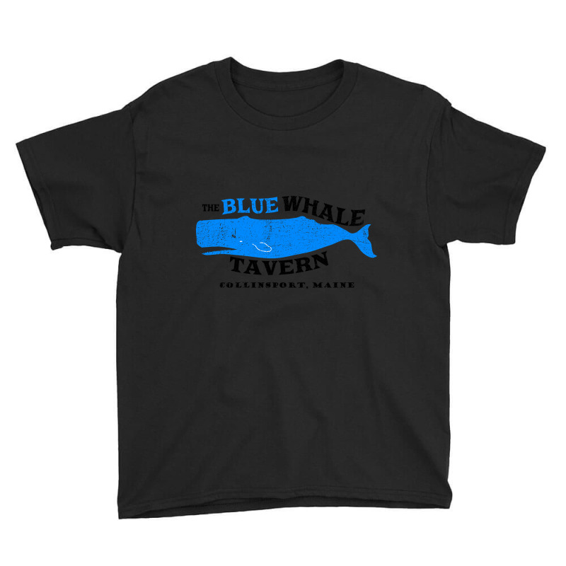 Blue Whale Tavern Distressed Youth Tee by poppyallen | Artistshot