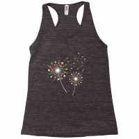 Wine Dandelion Flower Funny Racerback Tank | Artistshot