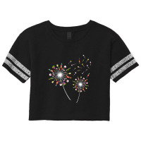 Wine Dandelion Flower Funny Scorecard Crop Tee | Artistshot