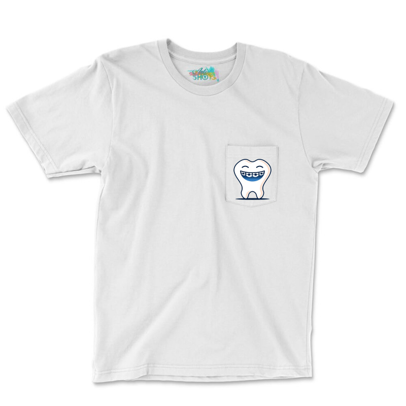 Toothy Smile Pocket T-shirt | Artistshot