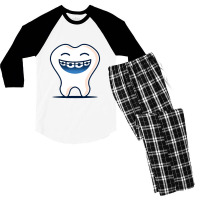 Toothy Smile Men's 3/4 Sleeve Pajama Set | Artistshot