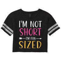 Short People Funny Saying Joke I'm Not Short I'm Fun Sized Pullover Ho Scorecard Crop Tee | Artistshot