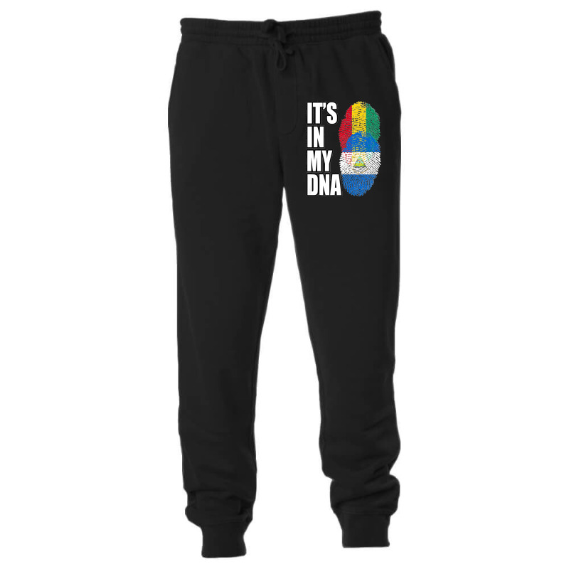 Nicaraguan And Guinean Mix Dna Flag Heritage Premium Unisex Jogger | Artistshot