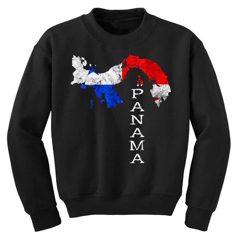 Womens Panama Map Panamanian Flag Panama Trip Tourist Panama Roots V N Youth Sweatshirt by cm-arts | Artistshot