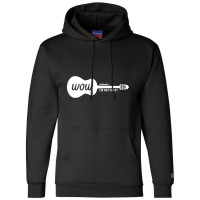 Wow I'm Not Crazy Guitar Ajr Champion Hoodie | Artistshot