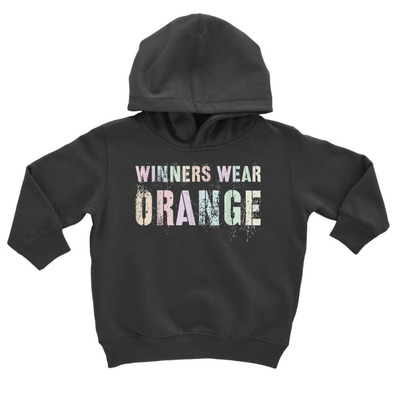 Winners Wear Orange Summer Camp Team Color War Game Event T Shirt Toddler Hoodie by cm-arts | Artistshot