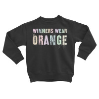 Winners Wear Orange Summer Camp Team Color War Game Event T Shirt Toddler Sweatshirt | Artistshot