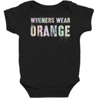 Winners Wear Orange Summer Camp Team Color War Game Event T Shirt Baby Bodysuit | Artistshot