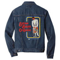 Satan Buys Organic T Shirt Men Denim Jacket | Artistshot