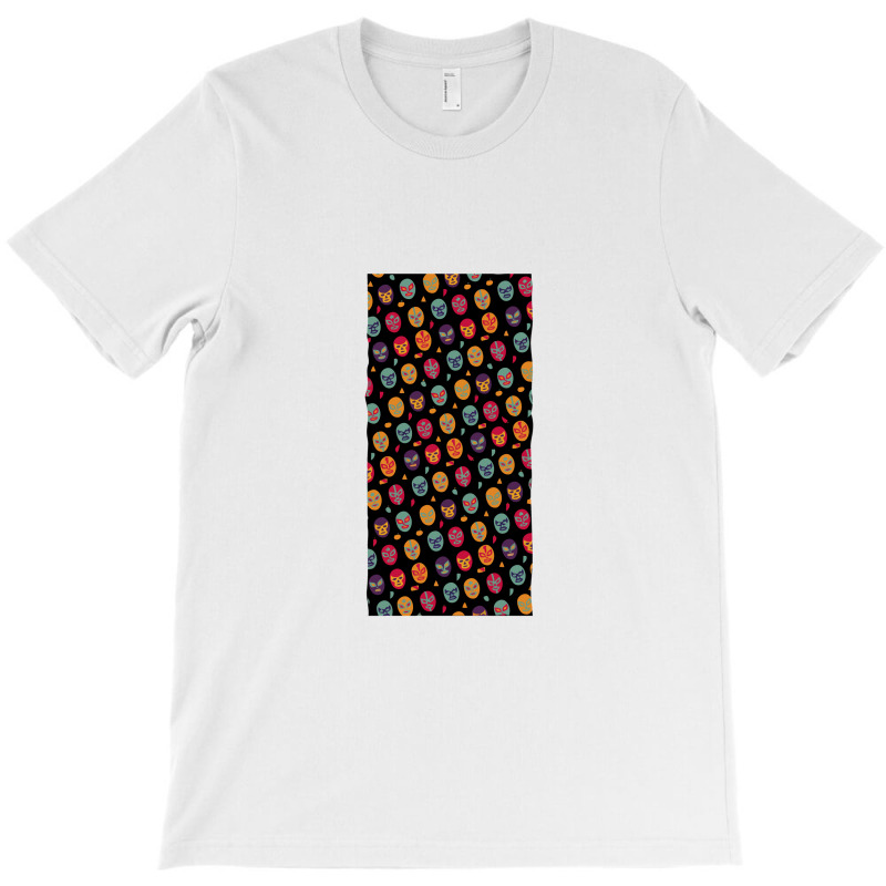 Wres Teling Mask Pattern Design T-Shirt by theweirdgotchiclub | Artistshot