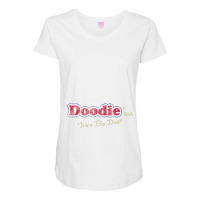 Doodie Bar, Distressed   Caddyshack Maternity Scoop Neck T-shirt | Artistshot