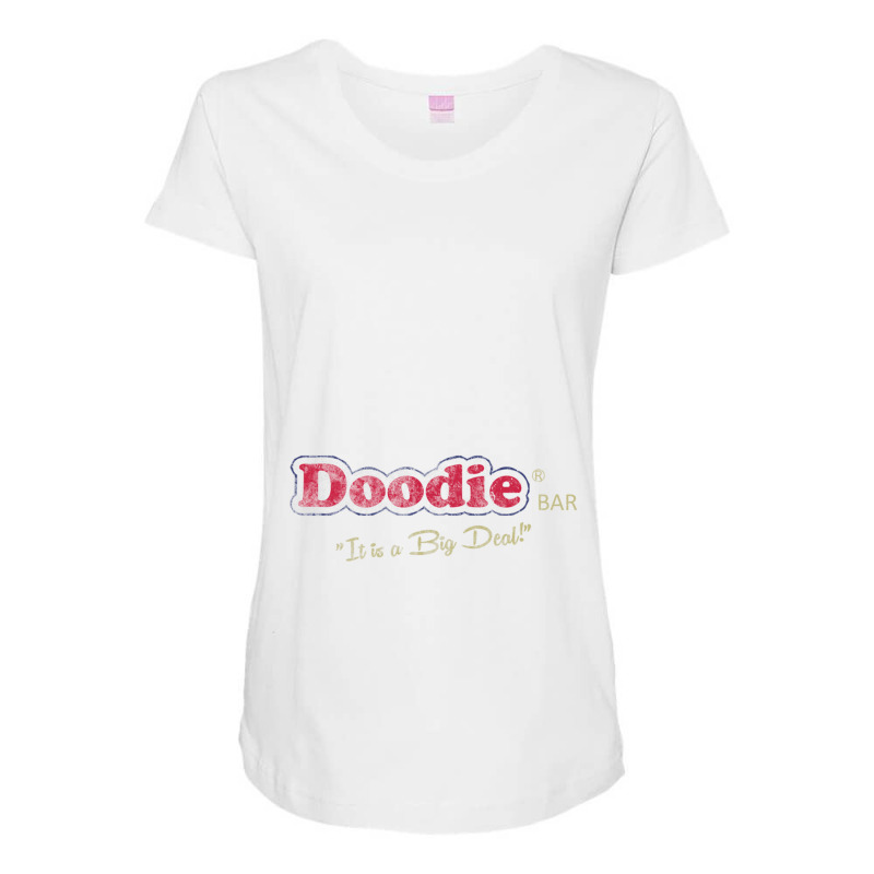 Doodie Bar, Distressed   Caddyshack Maternity Scoop Neck T-shirt by samanthakellyriley | Artistshot