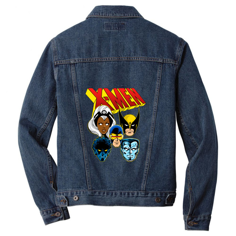 X Men Retro Team Men Denim Jacket by theweirdgotchiclub | Artistshot