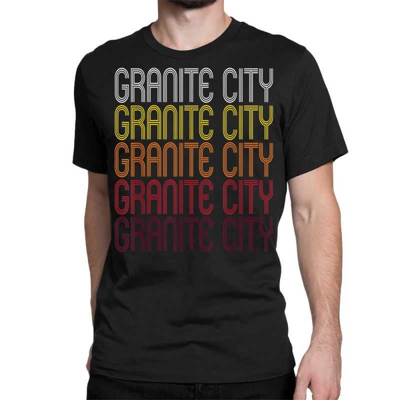 Granite City, Il  Vintage Style Illinois T Shirt Classic T-shirt | Artistshot