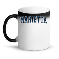 Marietta Georgia Ga Vintage Sports Design Navy Design T Shirt Magic Mug | Artistshot