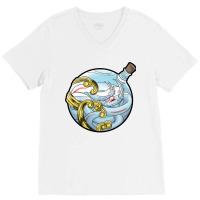 Nuregami Okami V-neck Tee | Artistshot