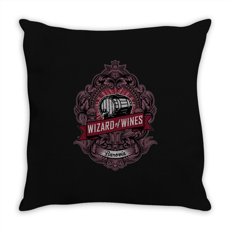 New! Wizard Of Wine Barovia Winemaker Throw Pillow | Artistshot