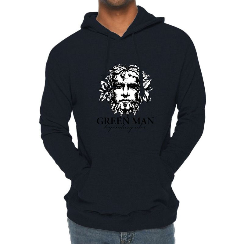 Green Man Legendary Ales Lightweight Hoodie | Artistshot