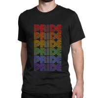 National Gay Pride March Vintage Rainbow Lgbt Equality Classic T-shirt | Artistshot