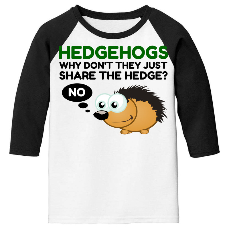 Hedgehog Share Youth 3/4 Sleeve | Artistshot