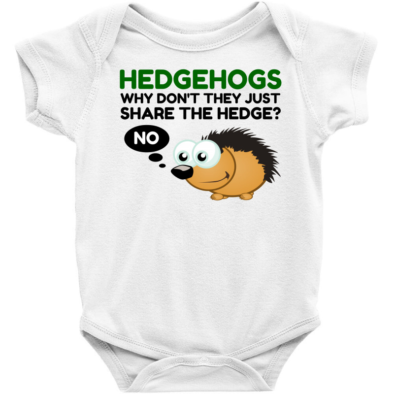 Hedgehog Share Baby Bodysuit | Artistshot