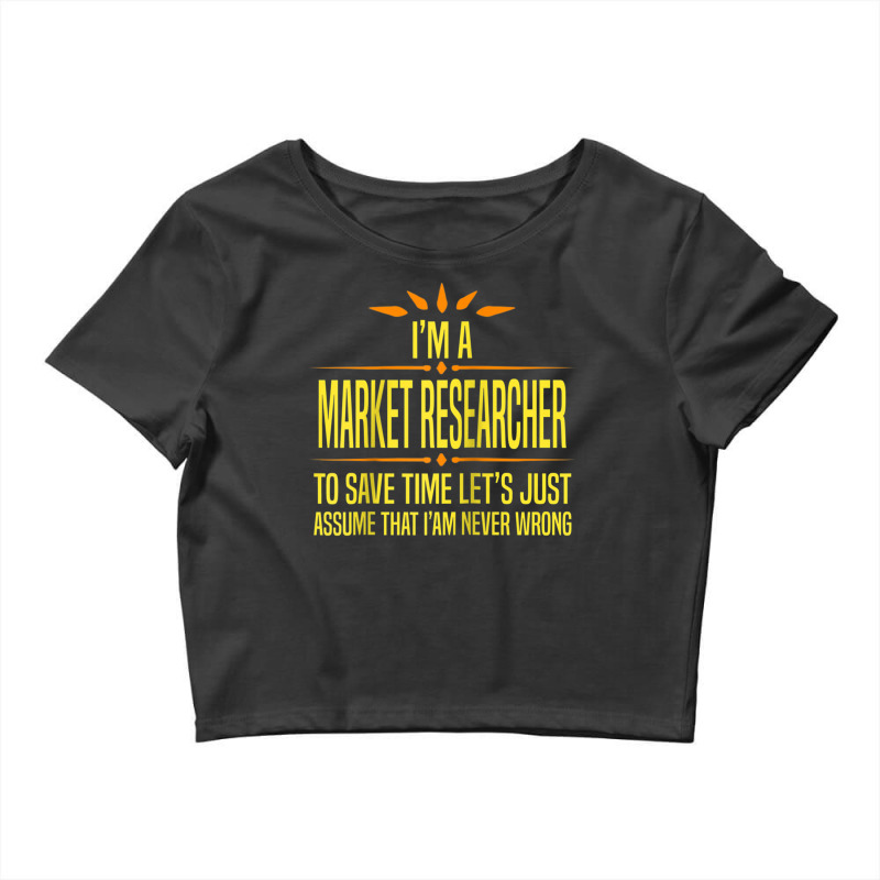 Im A Market Researcher Raglan Baseball Tee Crop Top by cm-arts | Artistshot