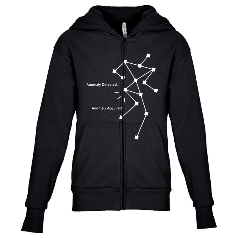 Anomaly Detected Sls Ghost Hunting Youth Zipper Hoodie by Mblentot | Artistshot