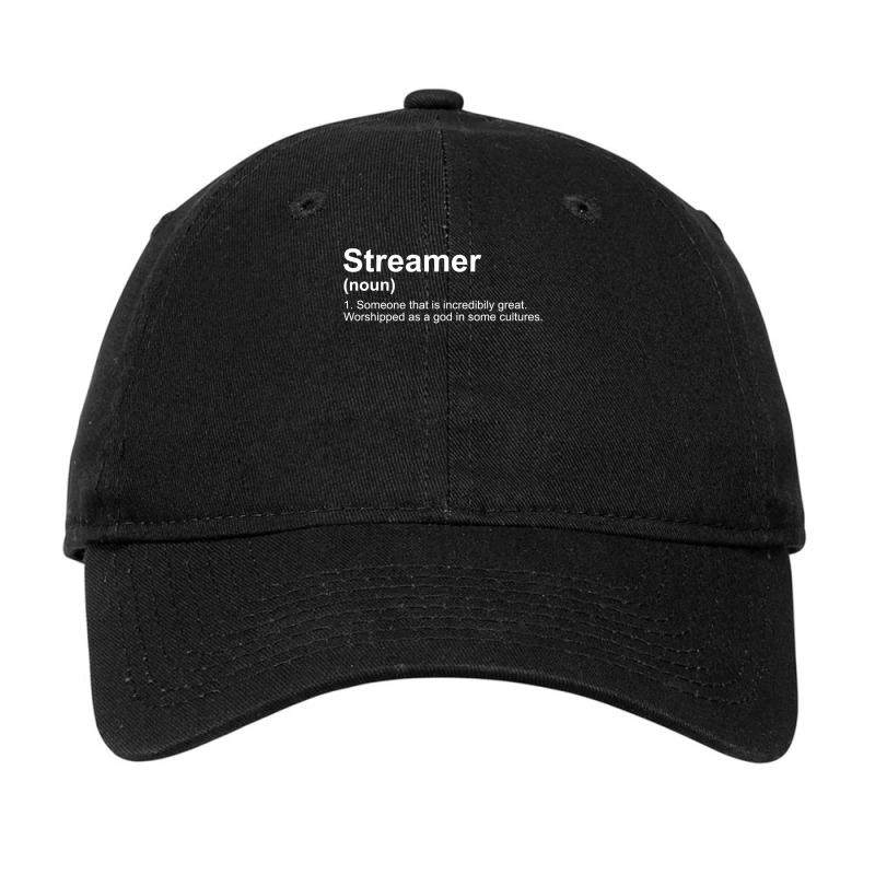 Streamer Live Steam Definition Adjustable Cap by trokeryth | Artistshot