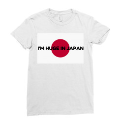 huge in japan Ladies Fitted T-Shirt | Artistshot