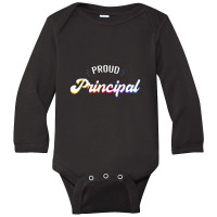 Proud Principal Head Teacher School Headmaster Long Sleeve Baby Bodysuit | Artistshot