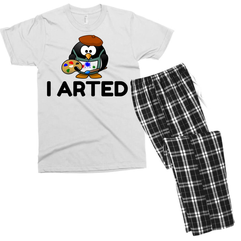 I Arted Men's T-shirt Pajama Set | Artistshot