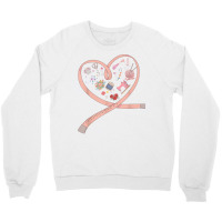 Womens Sewing Is My Heart Tee Quilting Loves Sewing Machines T Shirt Crewneck Sweatshirt | Artistshot