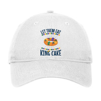 Mardi Gras King Cake T Shirt Funny Quote Carnival Adjustable Cap | Artistshot