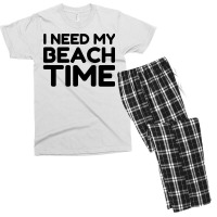 I Need My Beach Time Men's T-shirt Pajama Set | Artistshot