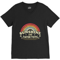 Sunshine Tater Tots  For Men Or Women Retro Country Cartoon Character V-neck Tee | Artistshot