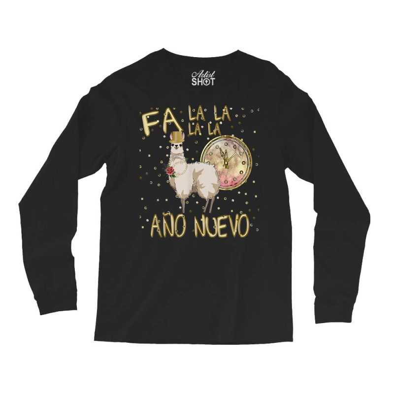 Fa La La Ano Nuevo  Graciosa Llama  T Shirt Apparel Gift Long Sleeve Shirts | Artistshot