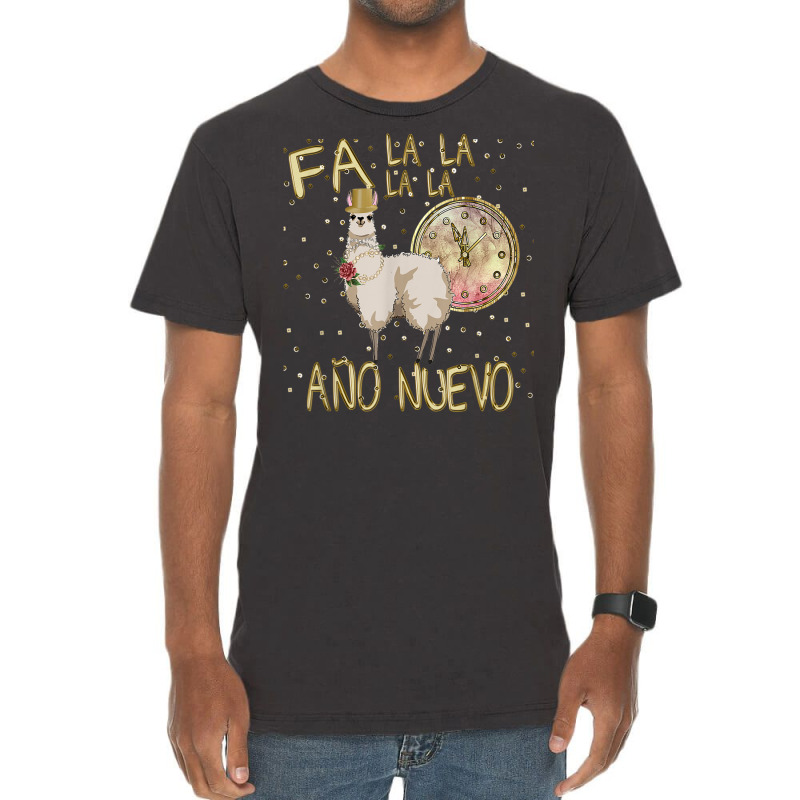 Fa La La Ano Nuevo  Graciosa Llama  T Shirt Apparel Gift Vintage T-shirt | Artistshot