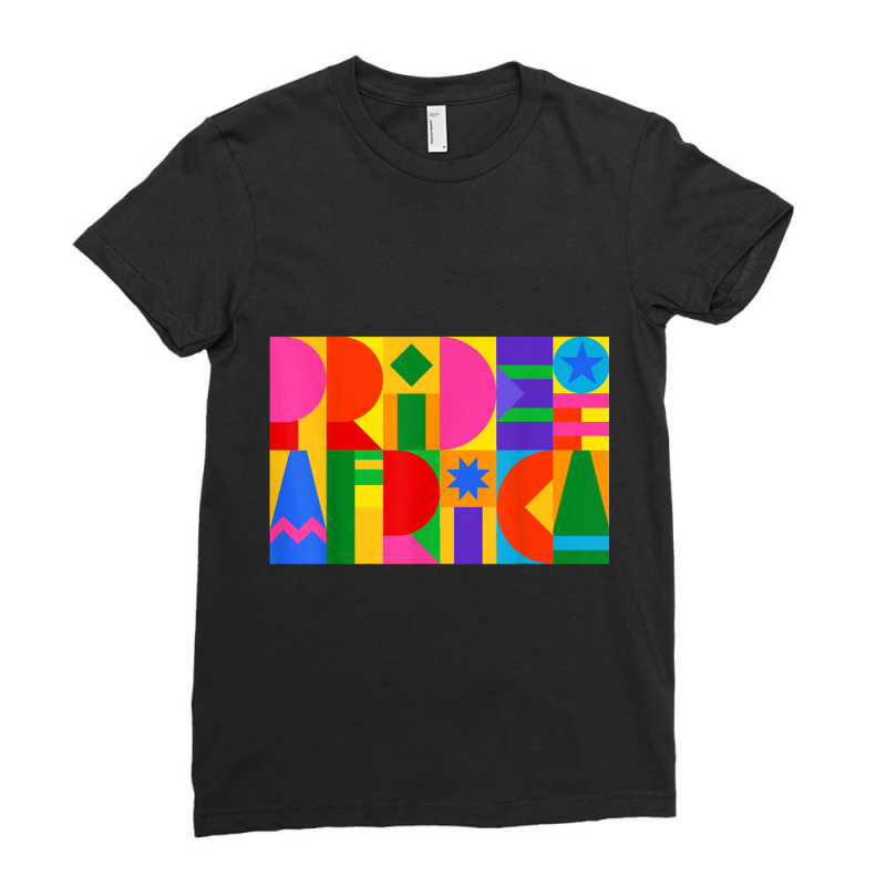 Pride Of Africa Flag National Pride Gift Ladies Fitted T-Shirt by RayDesign | Artistshot