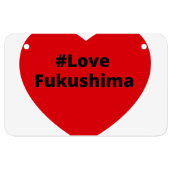 love fukushima, hashtag heart, love fukushima 2 ATV License Plate | Artistshot